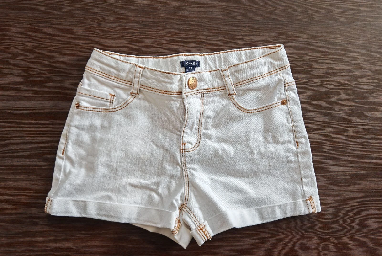 Short blanc 9 ans